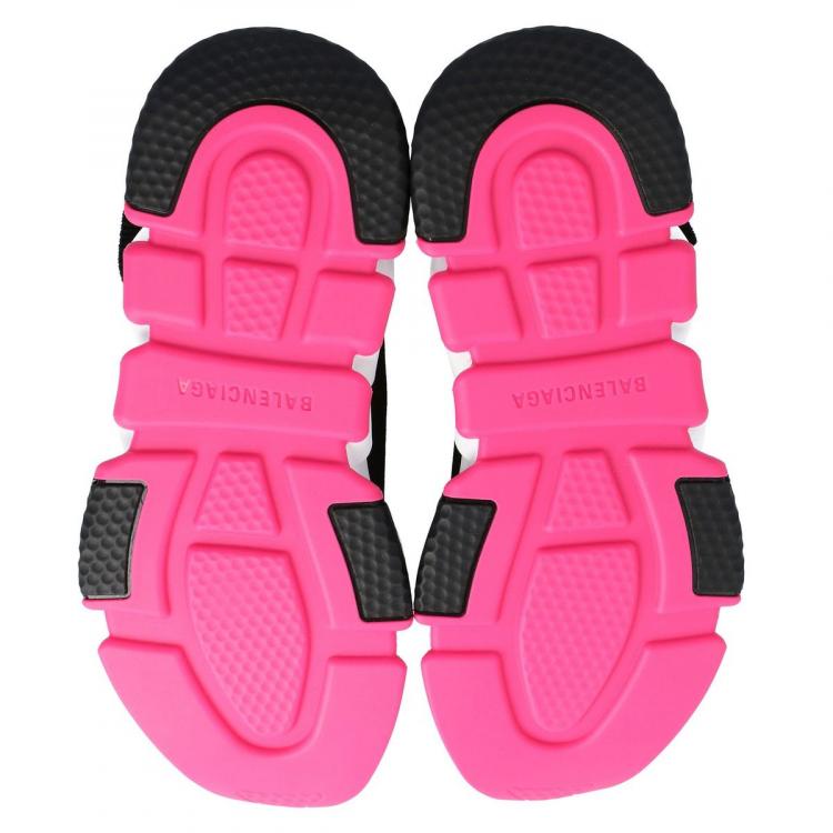 balenciaga speed black and pink