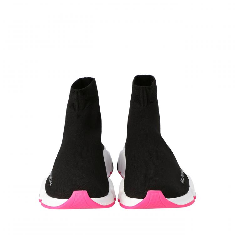 balenciaga speed black pink