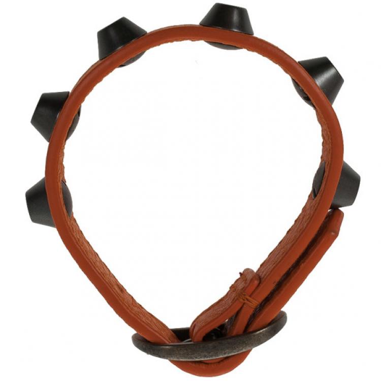 Pre Owned Balenciaga Classic Bracelet Studded Orange