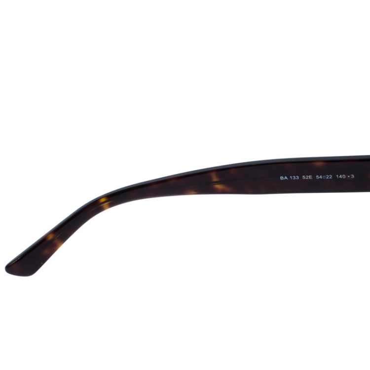 Pre Owned Balenciaga Brown Tortoise Gradient Logomania Cateye Sunglasses