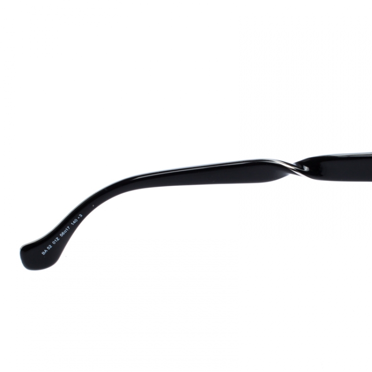 Pre Owned Balenciaga Black Gradient Twisted Temple Cat Eye Sunglasses