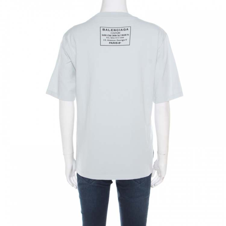 balenciaga couture t shirt