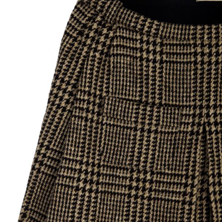 Pre Owned Balenciaga Tweed A-Line Skirt S