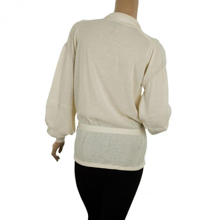 Pre Owned Balenciaga Button Down Knit Cardigan XS