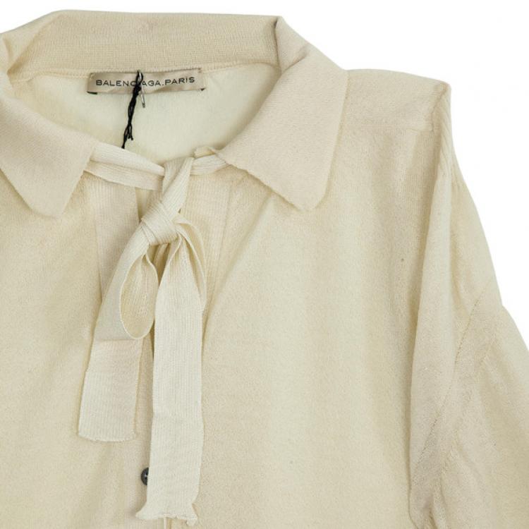 Pre Owned Balenciaga Button Down Knit Cardigan XS