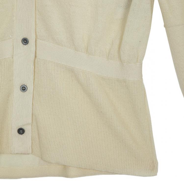 Pre Owned Balenciaga Button Down Knit Cardigan XS