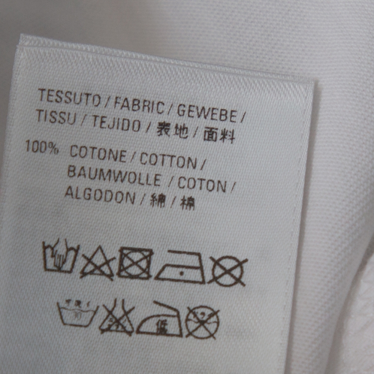 Pre Owned Balenciaga White BB Mode Print Cotton Oversized T-Shirt S