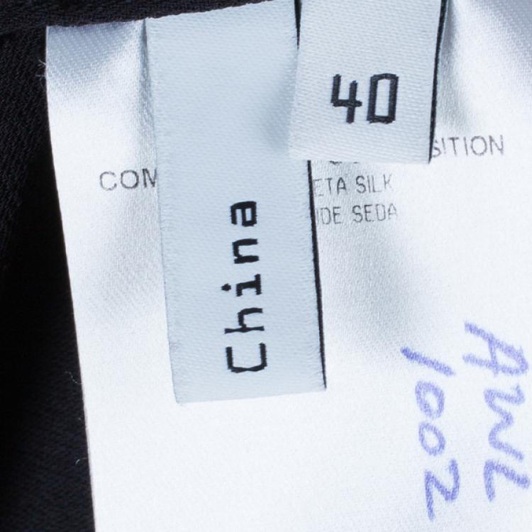 Pre Owned Balenciaga Collared Shift Dress M