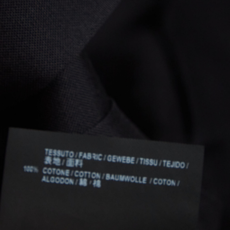 Pre Owned Balenciaga Black Cotton Pintuck Mini Dress M