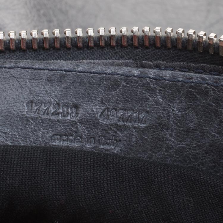 Pre Owned Balenciaga Grey Leather Giant Hobo