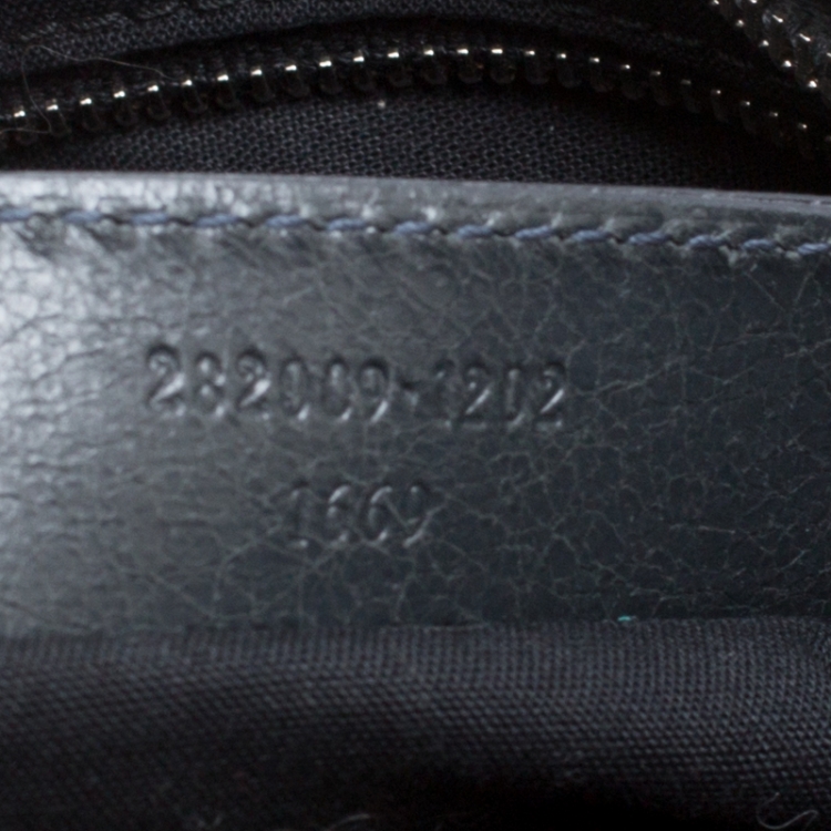 Pre Owned Balenciaga Anthracite Leather RH Part Time Top Handle Bag