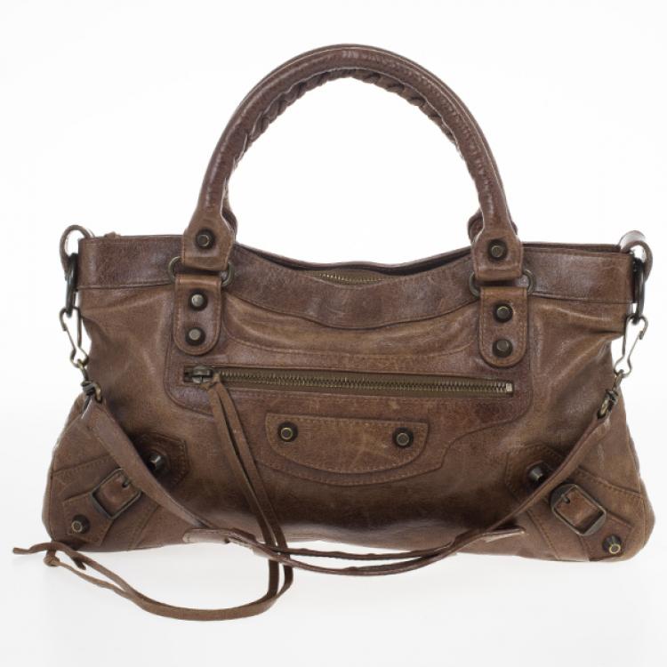 Brown Classic First Bag Balenciaga | TLC