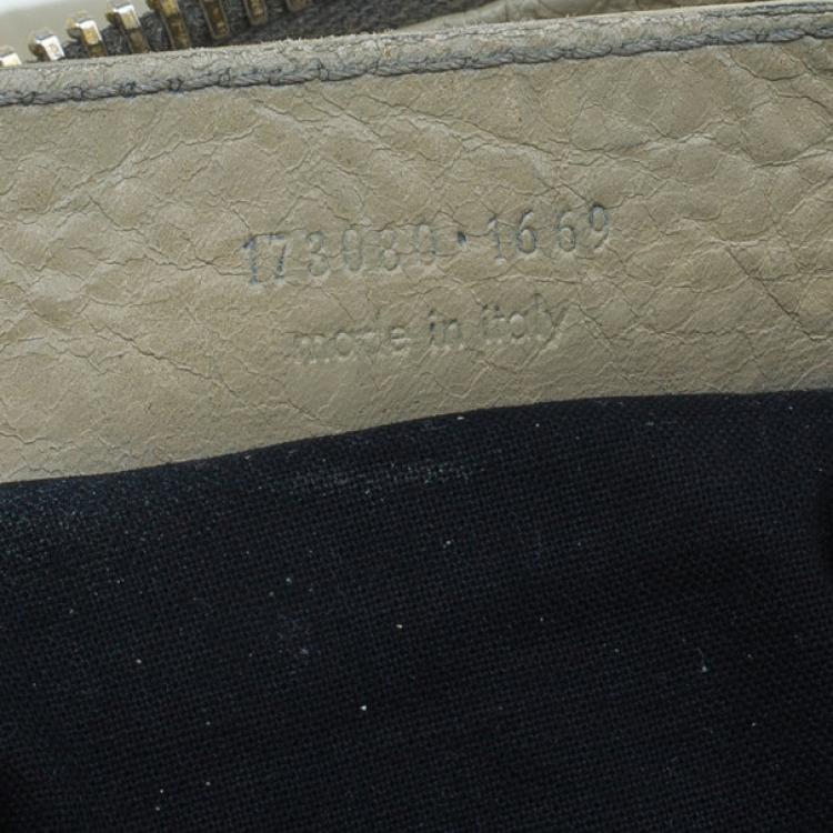 Pre Owned Balenciaga Beige Lambskin Giant Work Bag