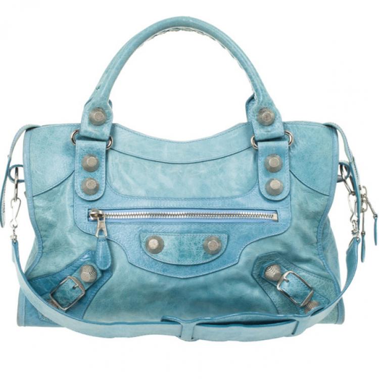 Balenciaga City Velo bag baby blue Womens Fashion Bags  Wallets  Shoulder Bags on Carousell