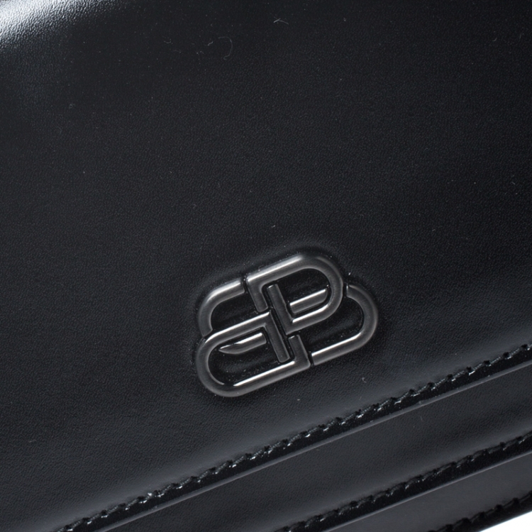 Pre Owned Balenciaga Black Leather XS Sharp Belt Bag