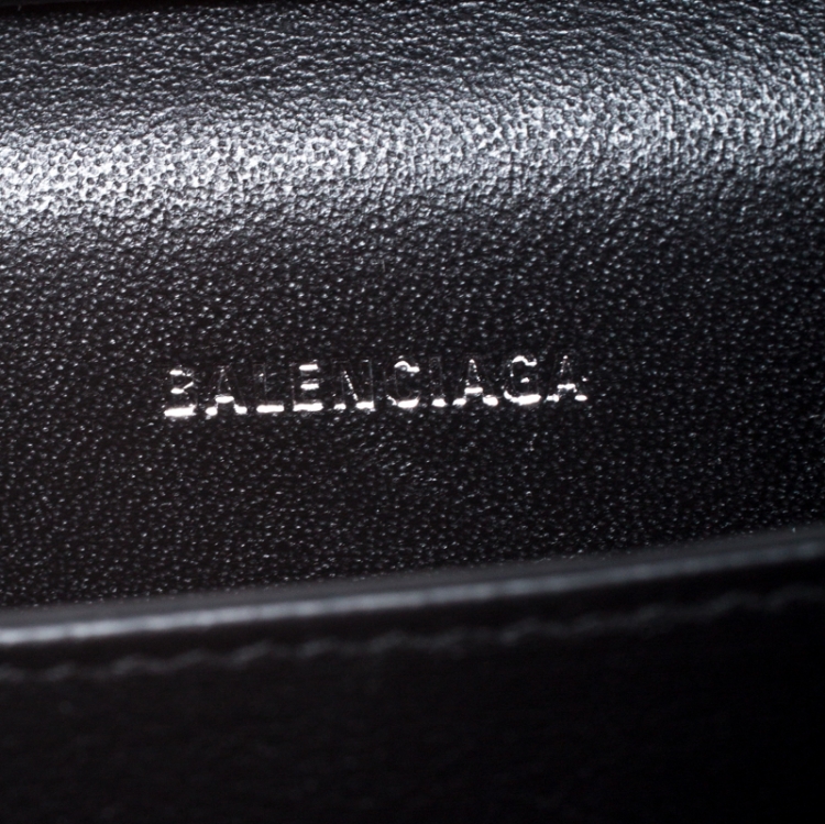 Pre Owned Balenciaga Black Leather XS Sharp Belt Bag