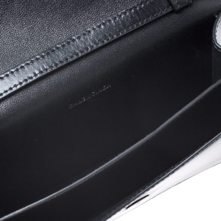 Pre Owned Balenciaga Black Leather XS Sharp Belt Bag