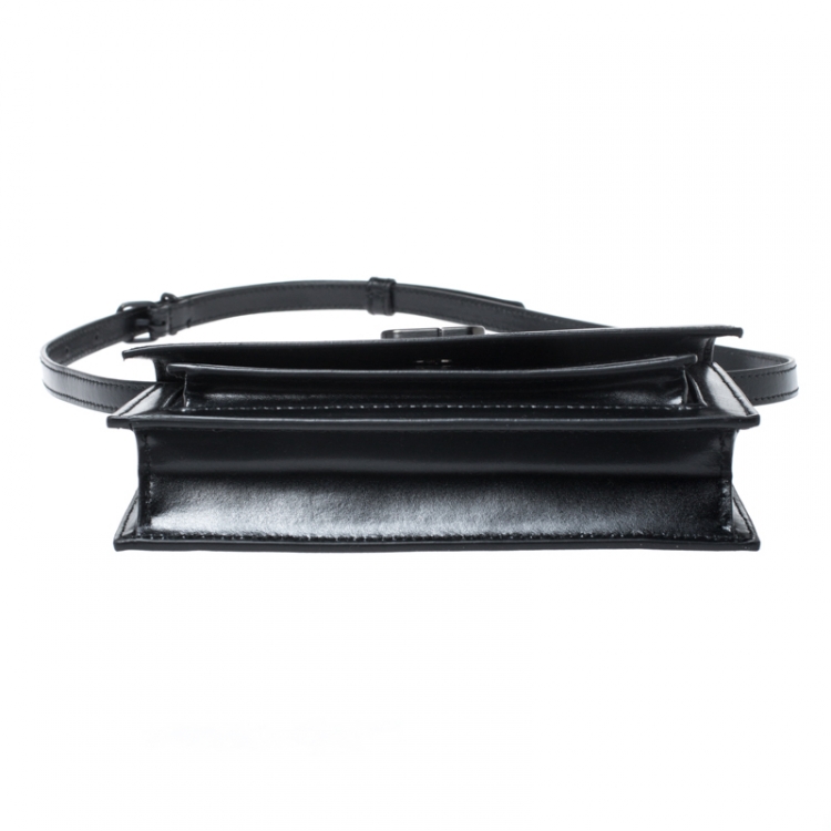 Pre Owned Balenciaga Black Leather XS Sharp Belt Bag