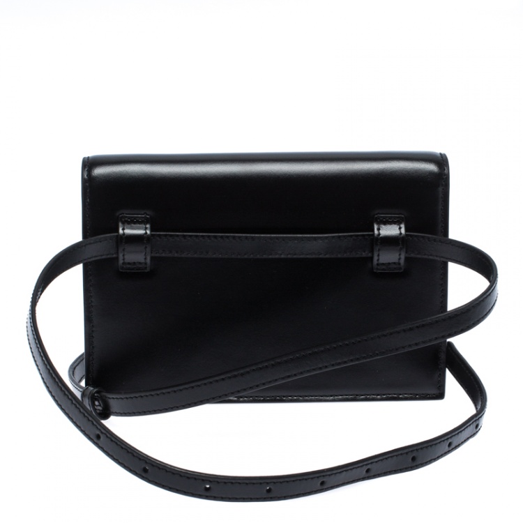 Pre Owned Balenciaga Black Leather XS Sharp Belt Bag