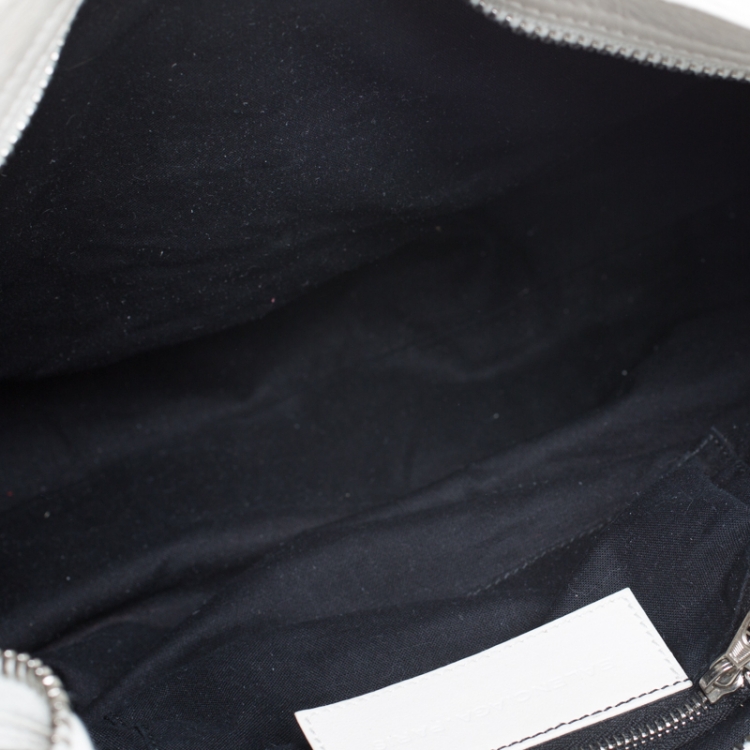 Pre Owned Balenciaga Multicolor Leather and Nylon GSH City Bag