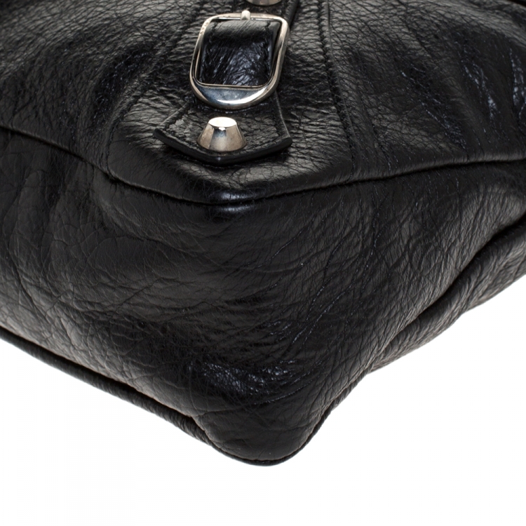 Pre Owned Balenciaga Black Leather RH Classic First Tote