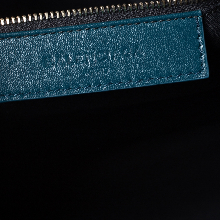 Pre Owned Balenciaga Deep Green Leather RGH City Bag