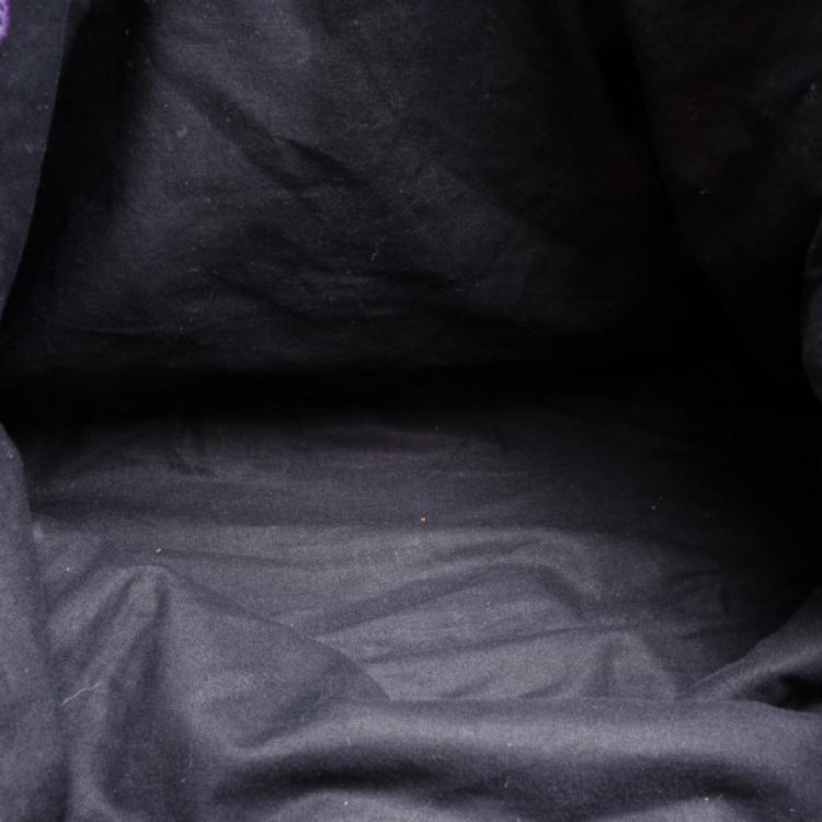 Pre Owned Balenciaga Purple Giant Silver Velo Bag