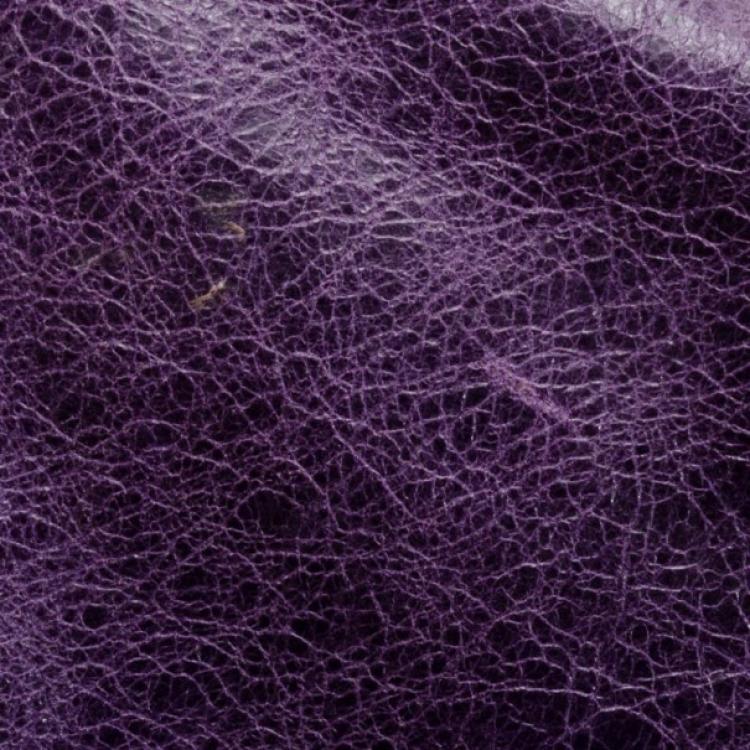 Pre Owned Balenciaga Purple Giant Silver Velo Bag