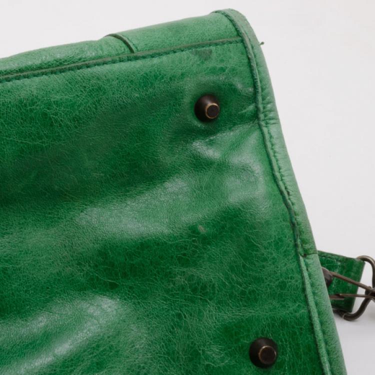 Pre Owned Balenciaga Green Classic Part Time Tote