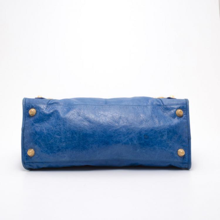 Pre Owned Balenciaga Giant 21 Work Bag in Cobalt 