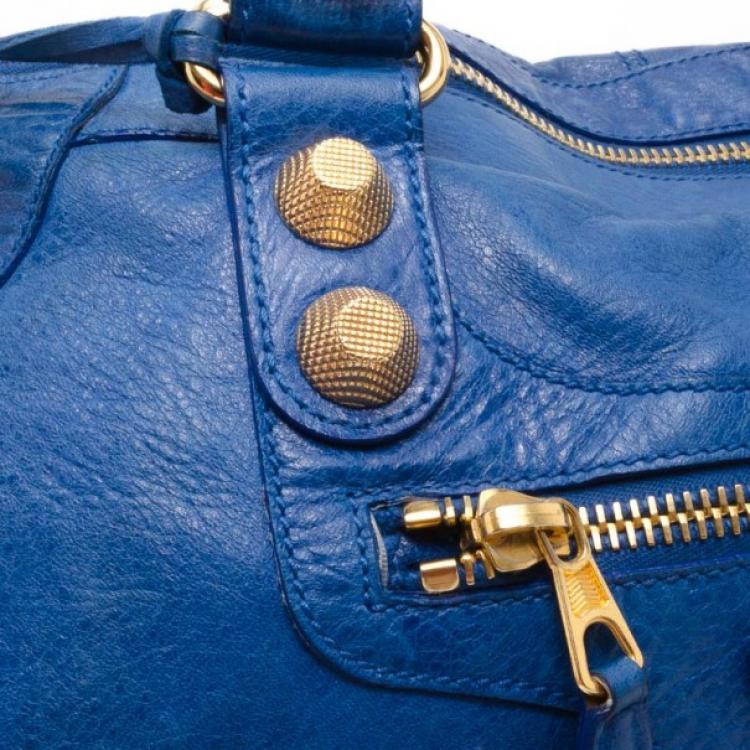Pre Owned Balenciaga Giant 21 Work Bag in Cobalt 