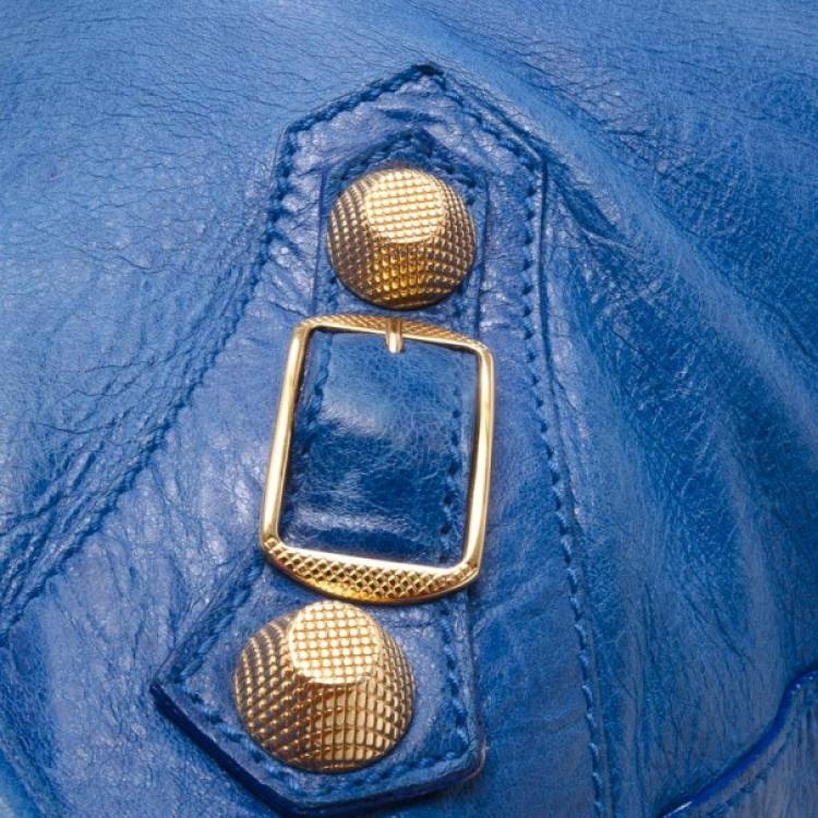 Pre Owned Balenciaga Giant 21 Work Bag in Cobalt 
