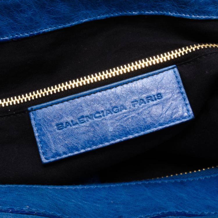 Pre Owned Balenciaga Giant 21 Work Bag in Cobalt 
