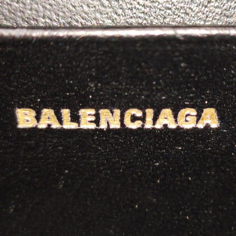 Pre Owned Balenciaga Black Mini Hourglass