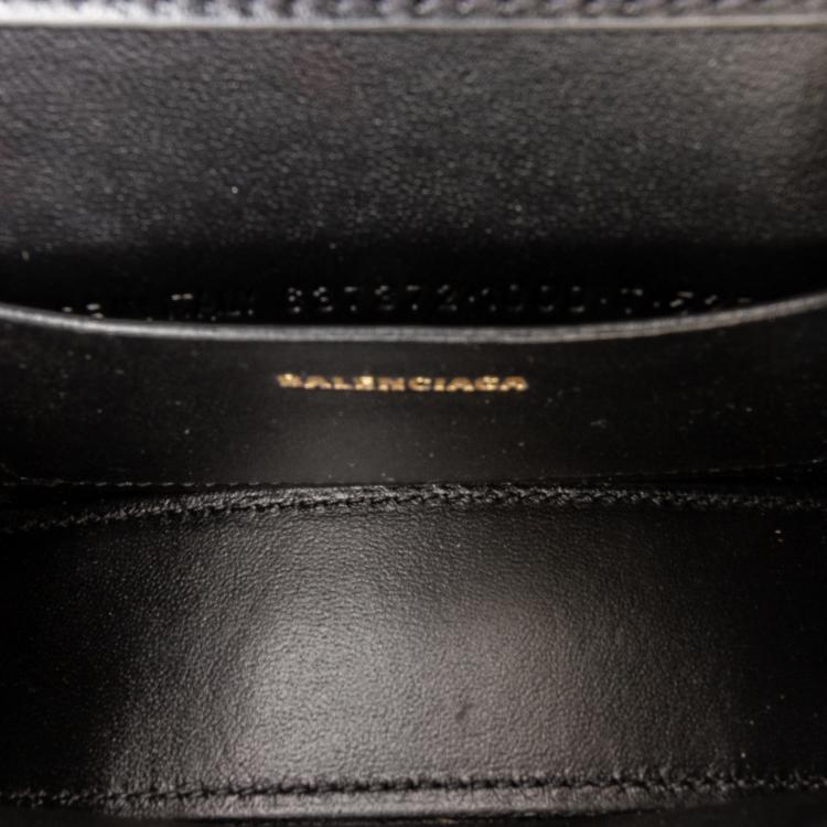 Pre Owned Balenciaga Black Mini Hourglass