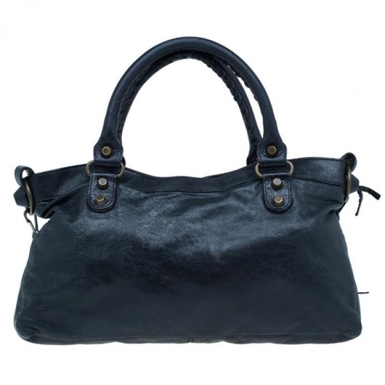 Pre Owned Balenciaga Black Giant City Bag