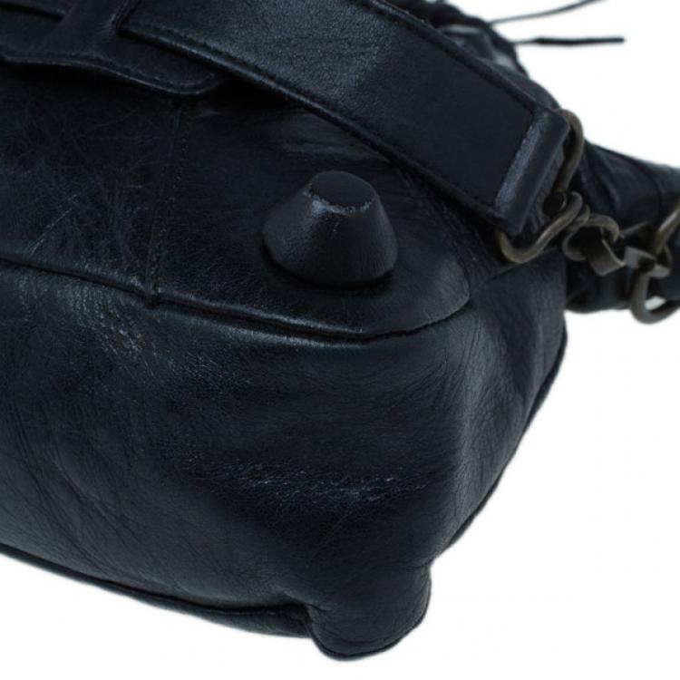 Pre Owned Balenciaga Black Giant City Bag