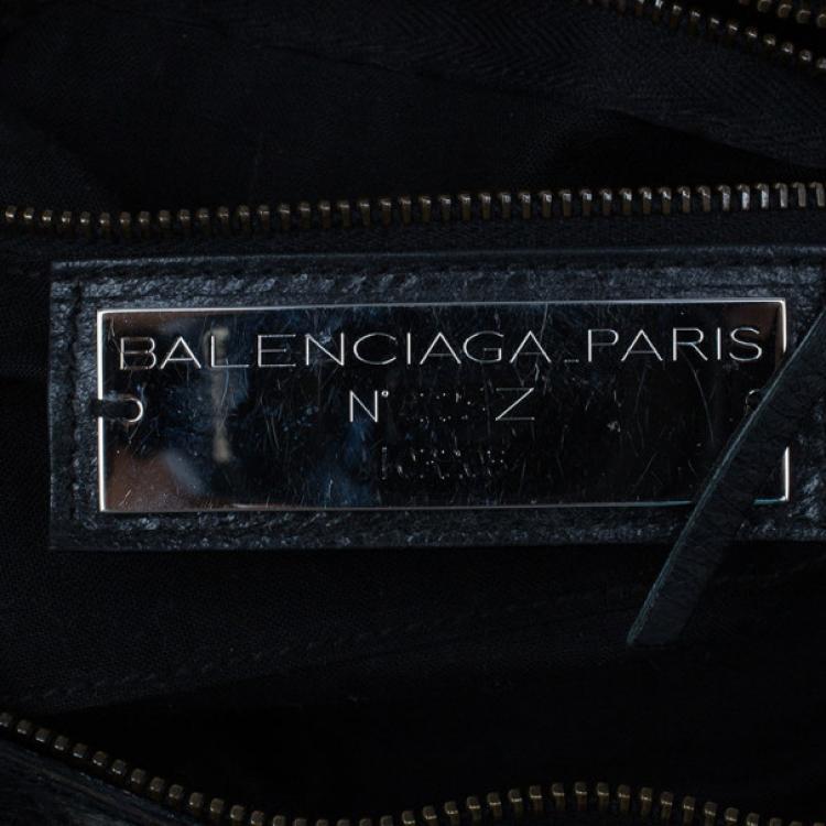 Pre Owned Balenciaga Black Giant City Bag