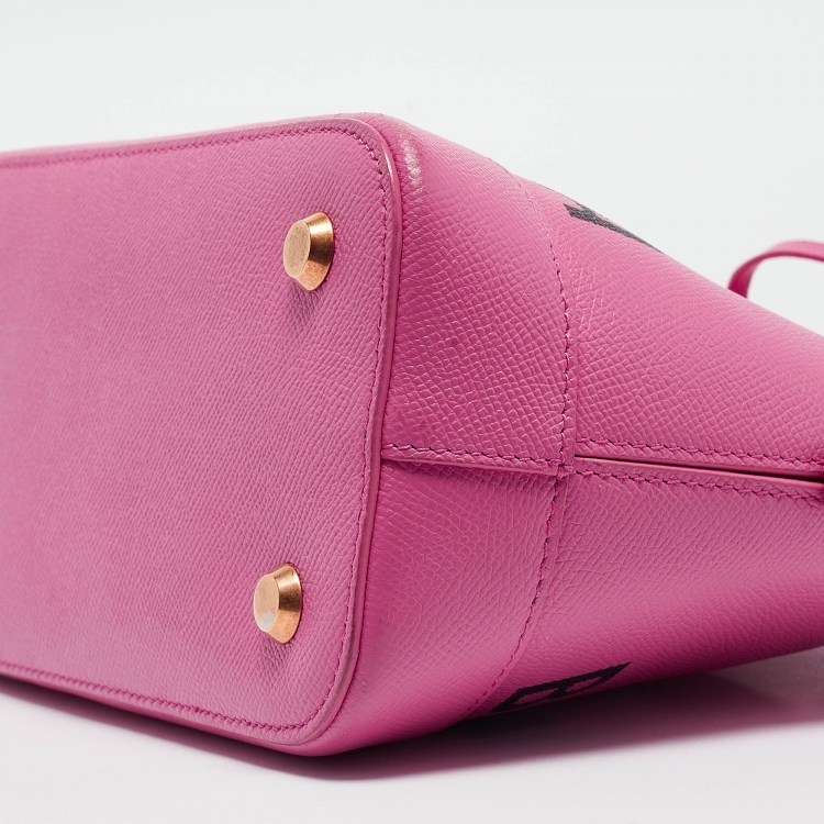 مملوكة مسبقًا Balenciaga Pink Leather Small Ville Satchel