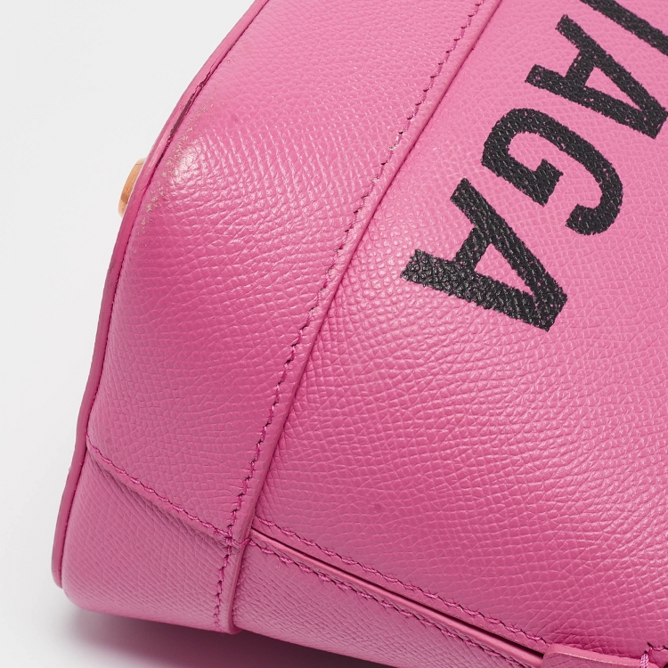 مملوكة مسبقًا Balenciaga Pink Leather Small Ville Satchel