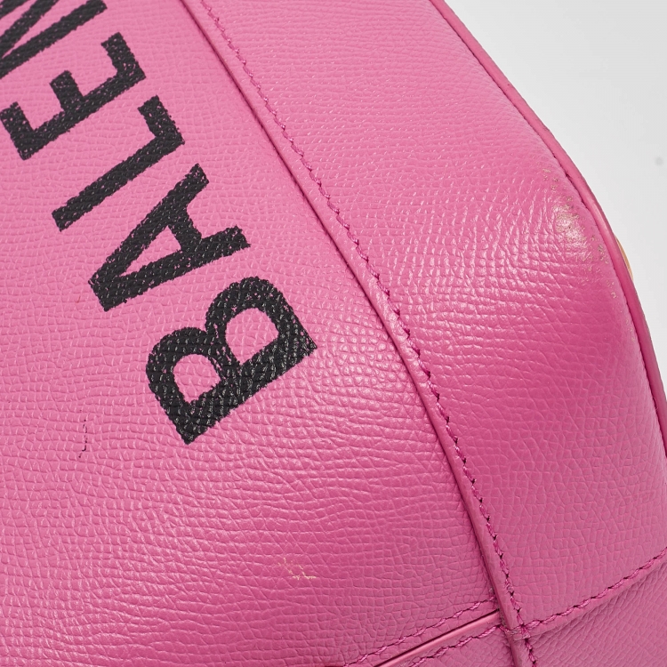 مملوكة مسبقًا Balenciaga Pink Leather Small Ville Satchel