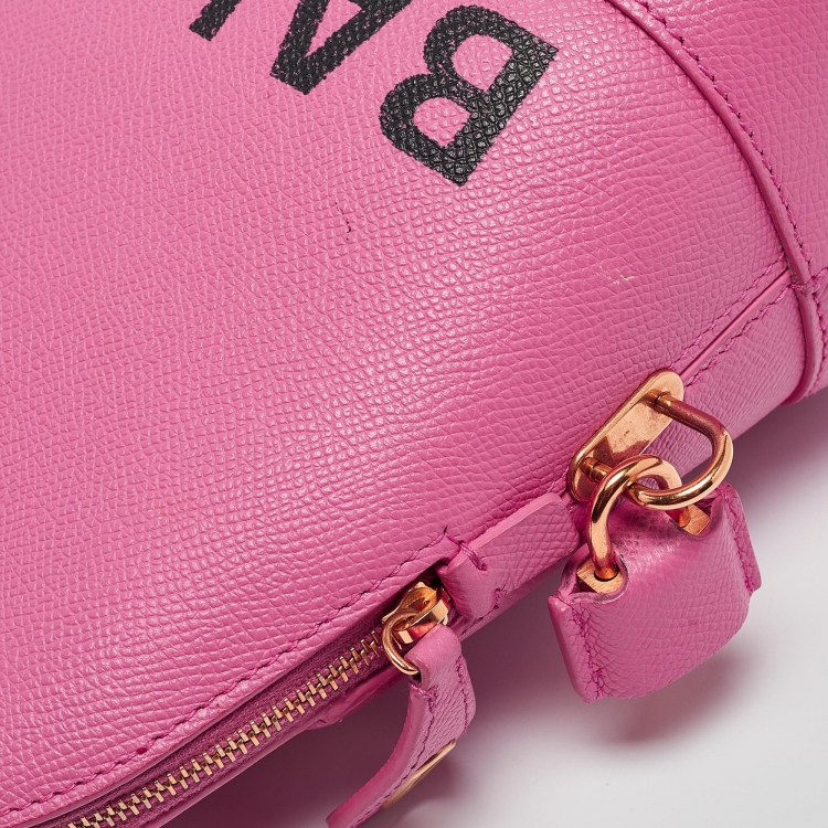 مملوكة مسبقًا Balenciaga Pink Leather Small Ville Satchel