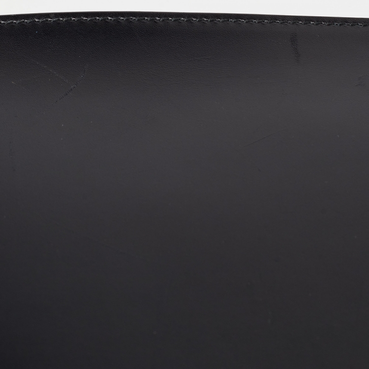 Pre Owned Balenciaga Black Leather Cable Shopper Tote