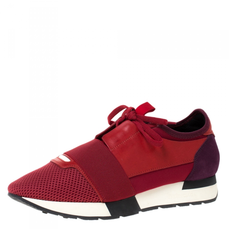 Speed trainers Balenciaga Red size 38 EU in Polyester  31354215