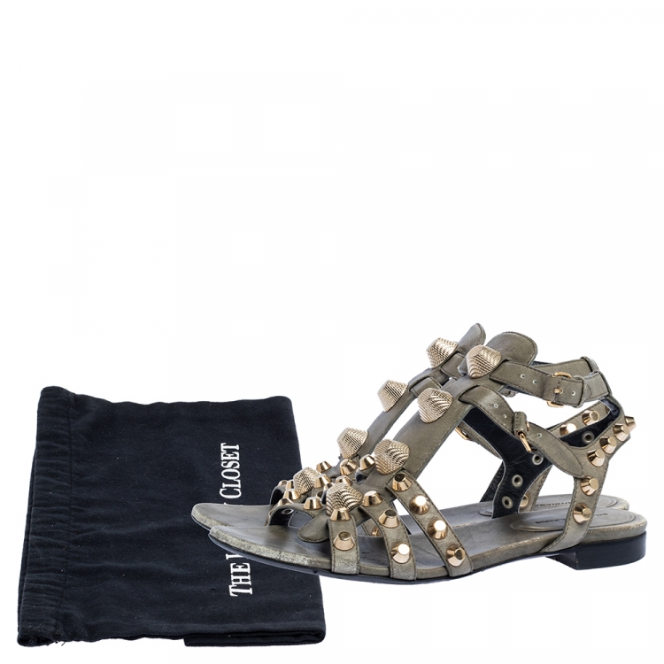 balenciaga arena gladiator flat sandal