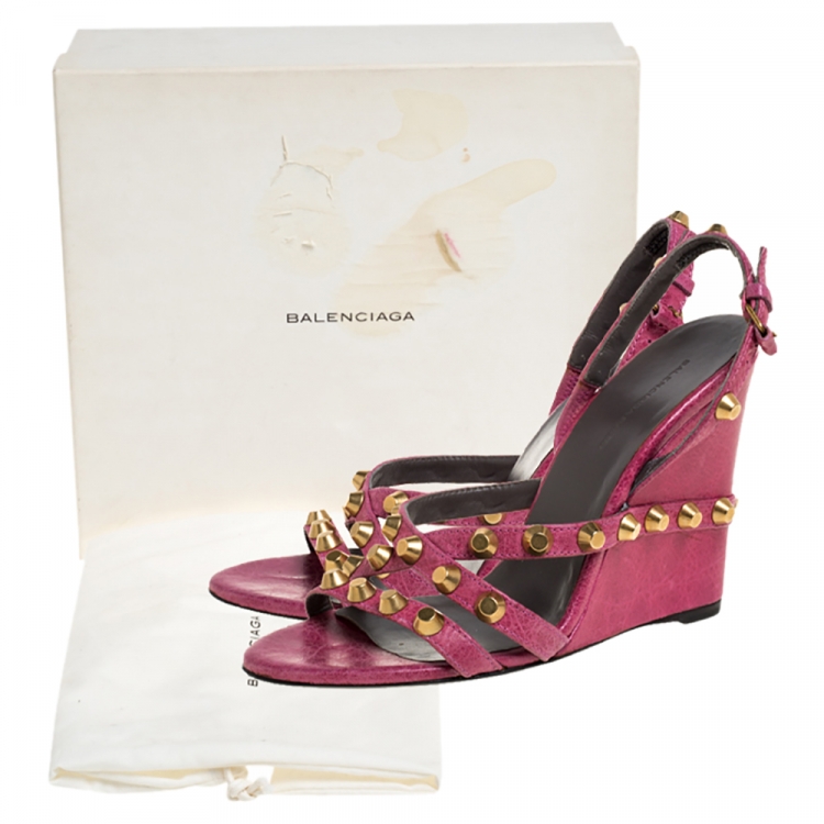 balenciaga sandals pink