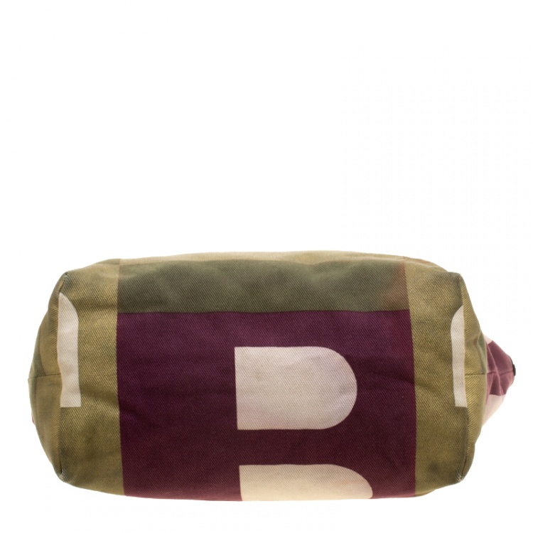 Pre Owned Bally Multicolor Canvas Tote
