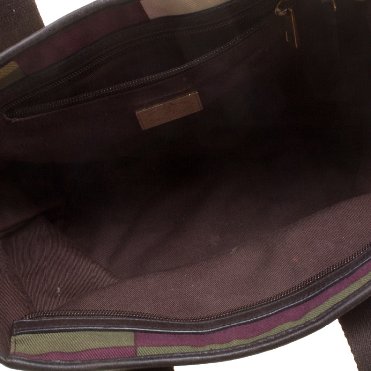 Pre Owned Bally Multicolor Canvas Tote