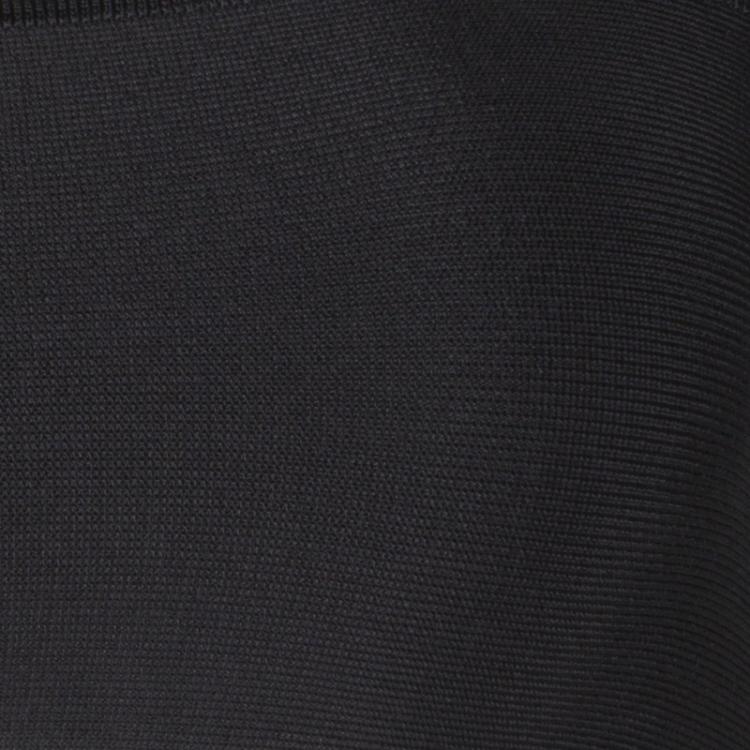 Pre Owned Balmain Black Knit Cutout Bandeau Top S