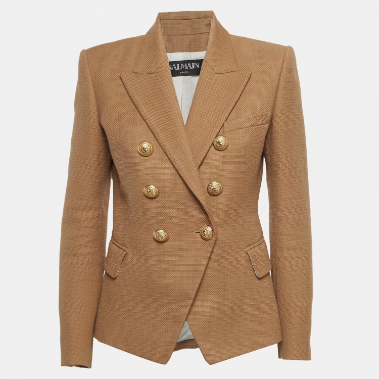 Beige balmain outlet blazer